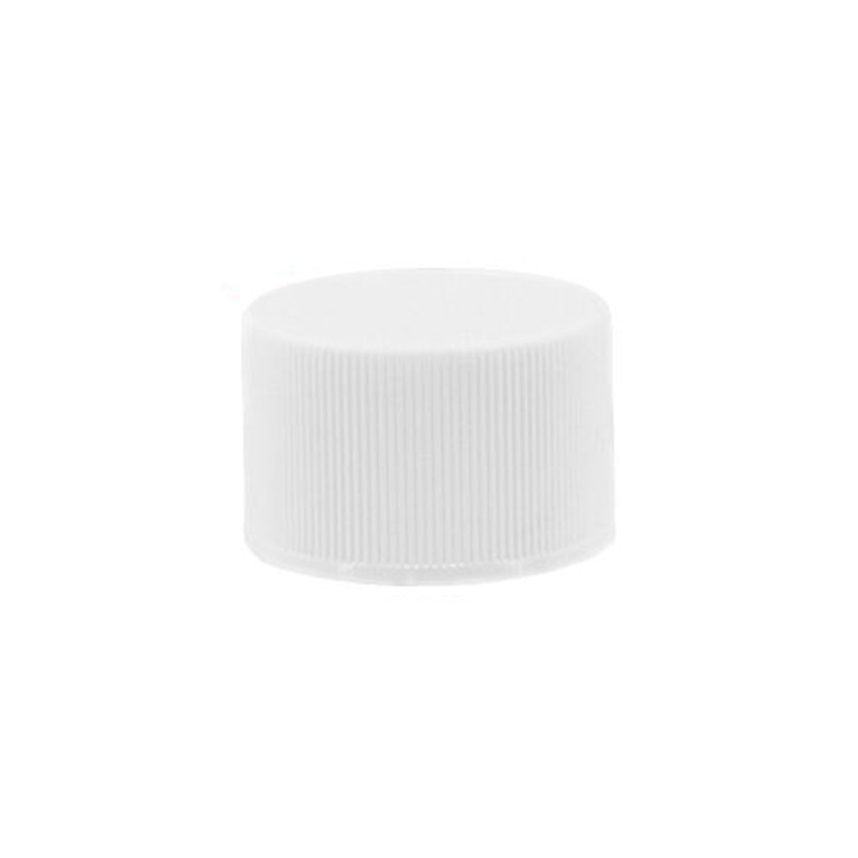 Plastic Ribbed Caps with Foam Liner (F217) - White (70G/485) - Assorted Caps | General Bottle Supply
