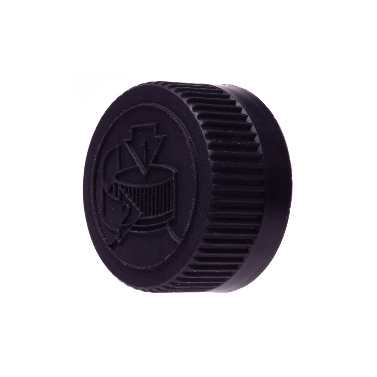 Child Resistant Caps with F217 Liner - Black with Pictorial Instructions (28/400) - Assorted Caps | General Bottle Supply