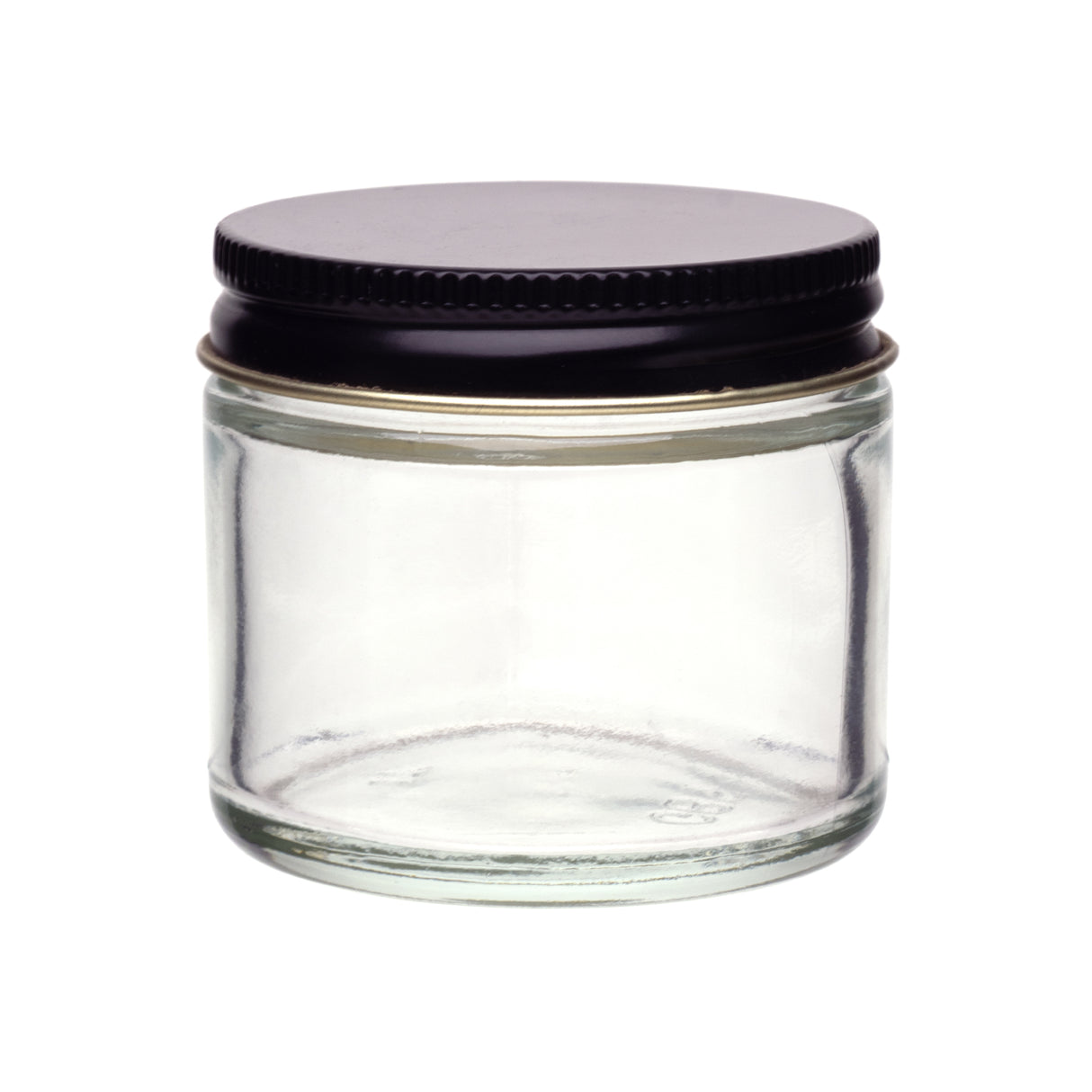 2 oz Straight Sided Glass Jars - Flint - Glass Jar | General Bottle Supply