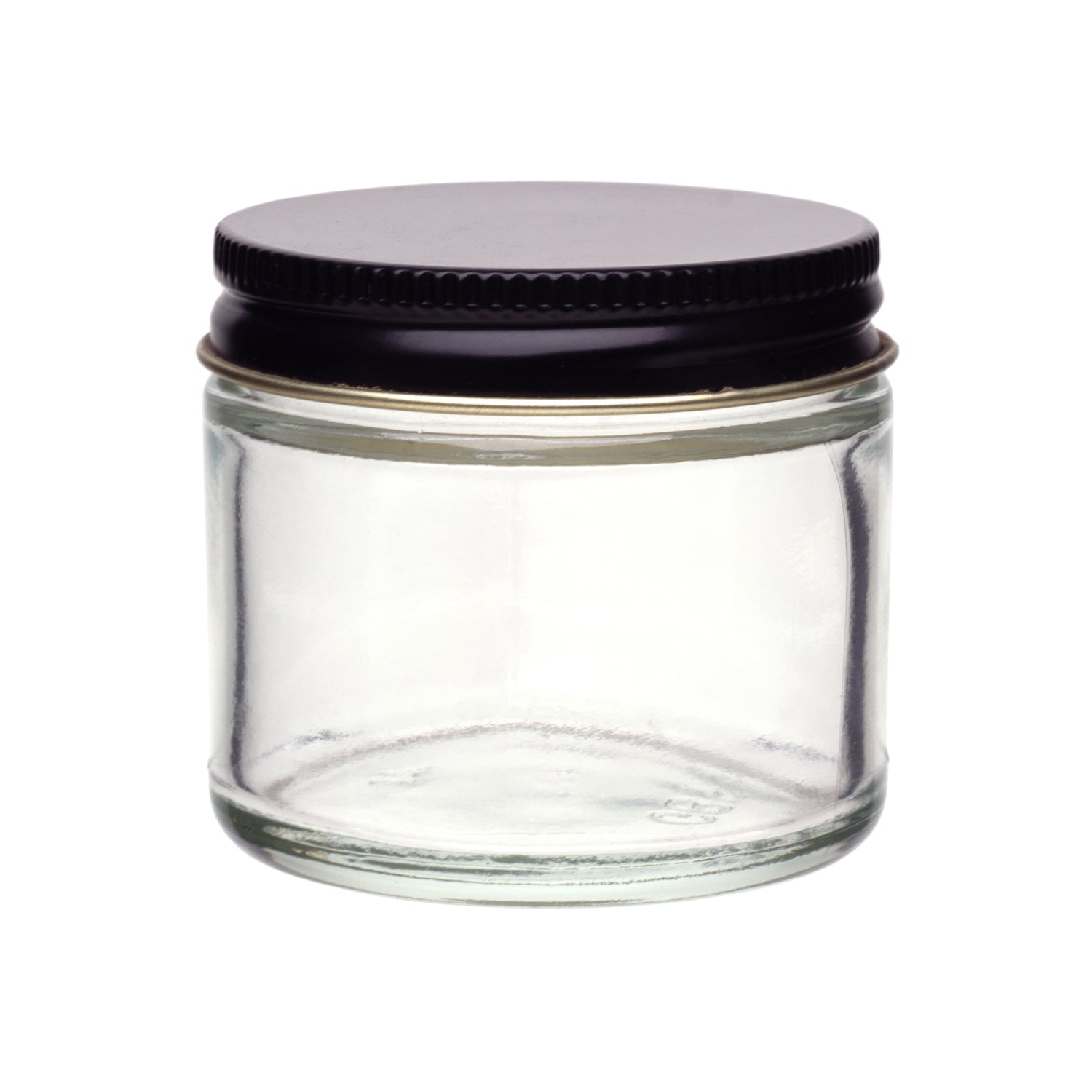 2 oz Straight Sided Glass Jars - Flint - Glass Jar | General Bottle Supply
