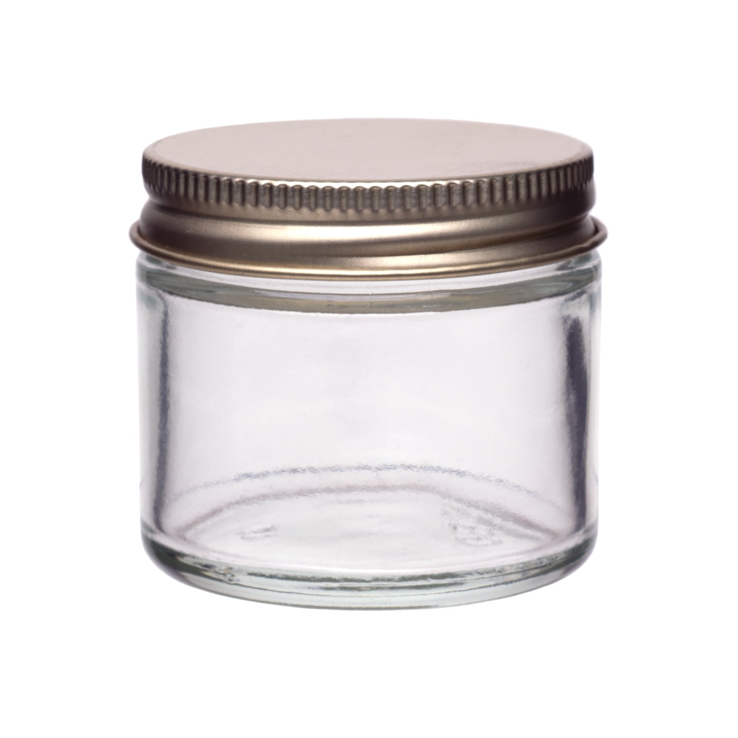 2 oz Straight Sided Glass Jars - Flint - Glass Jar | General Bottle Supply