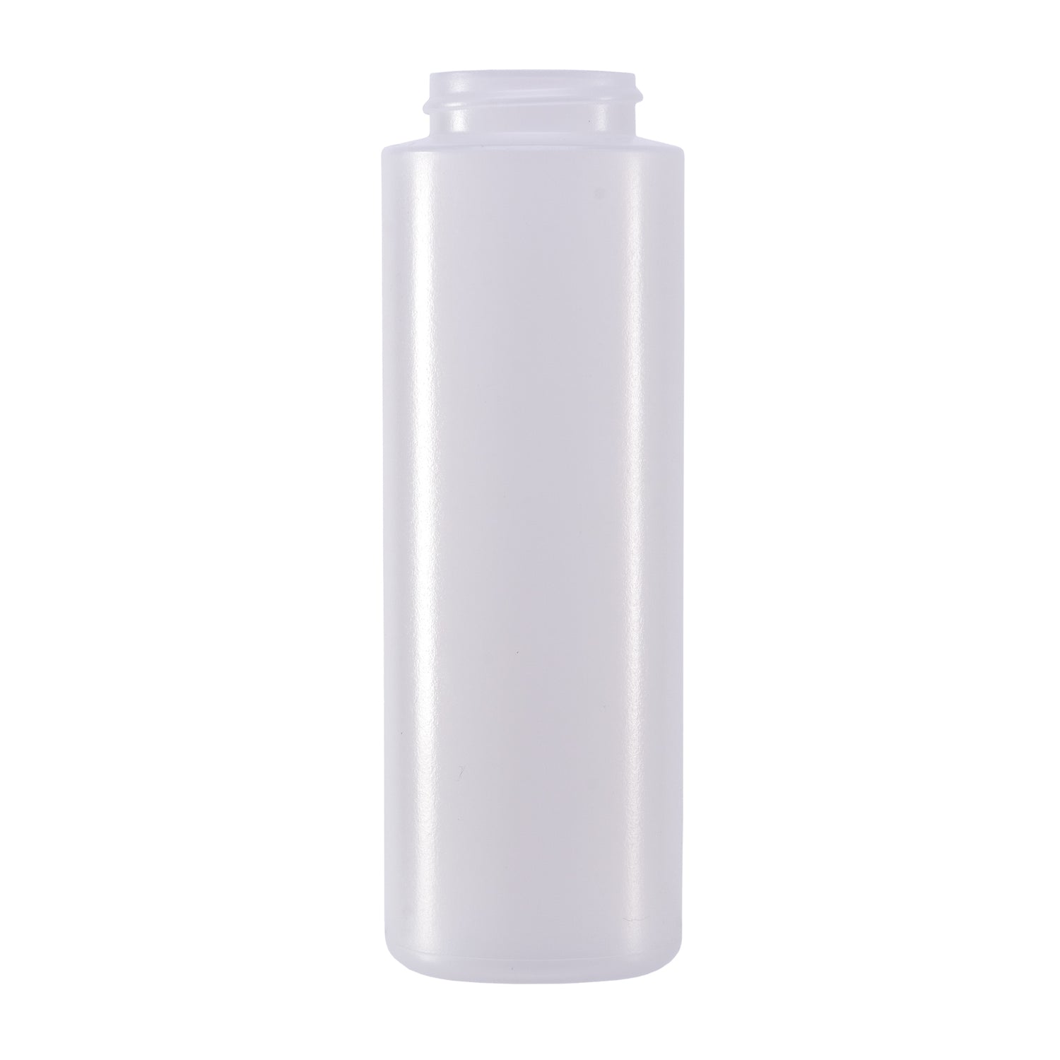 8 oz Cylinder Round LDPE Bottles - Natural - Plastic Bottle | General Bottle Supply