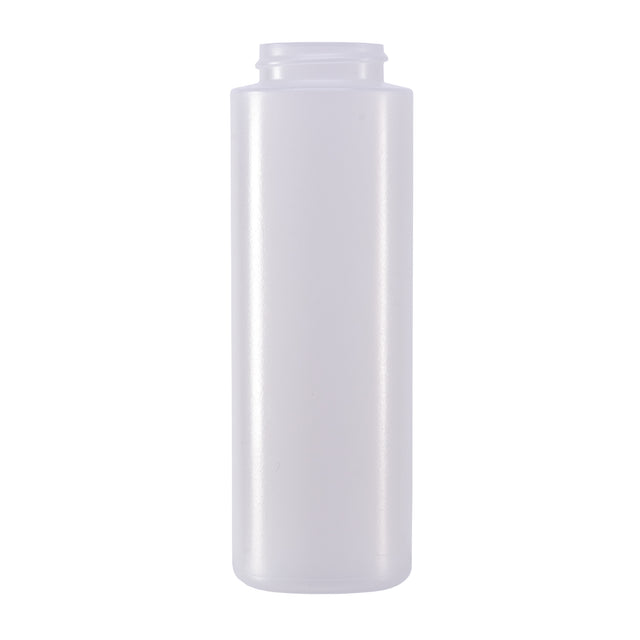 8 oz Cylinder Round LDPE Bottles - Natural - Plastic Bottle | General Bottle Supply