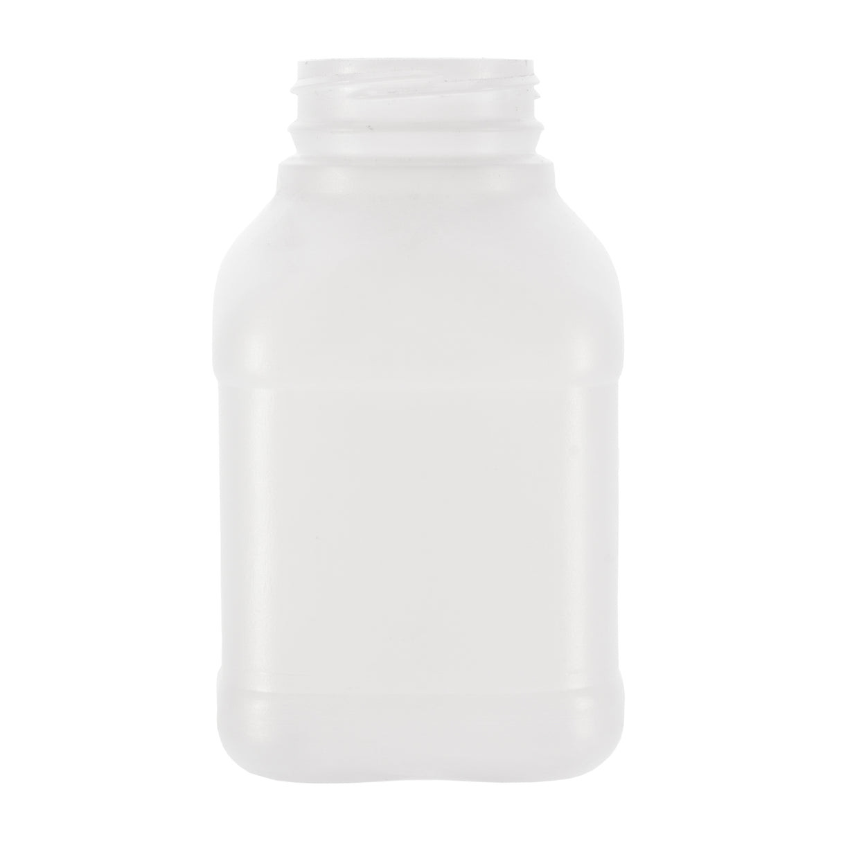 8 oz Dairy Square HDPE Bottles - Natural - Plastic Bottle | General Bottle Supply