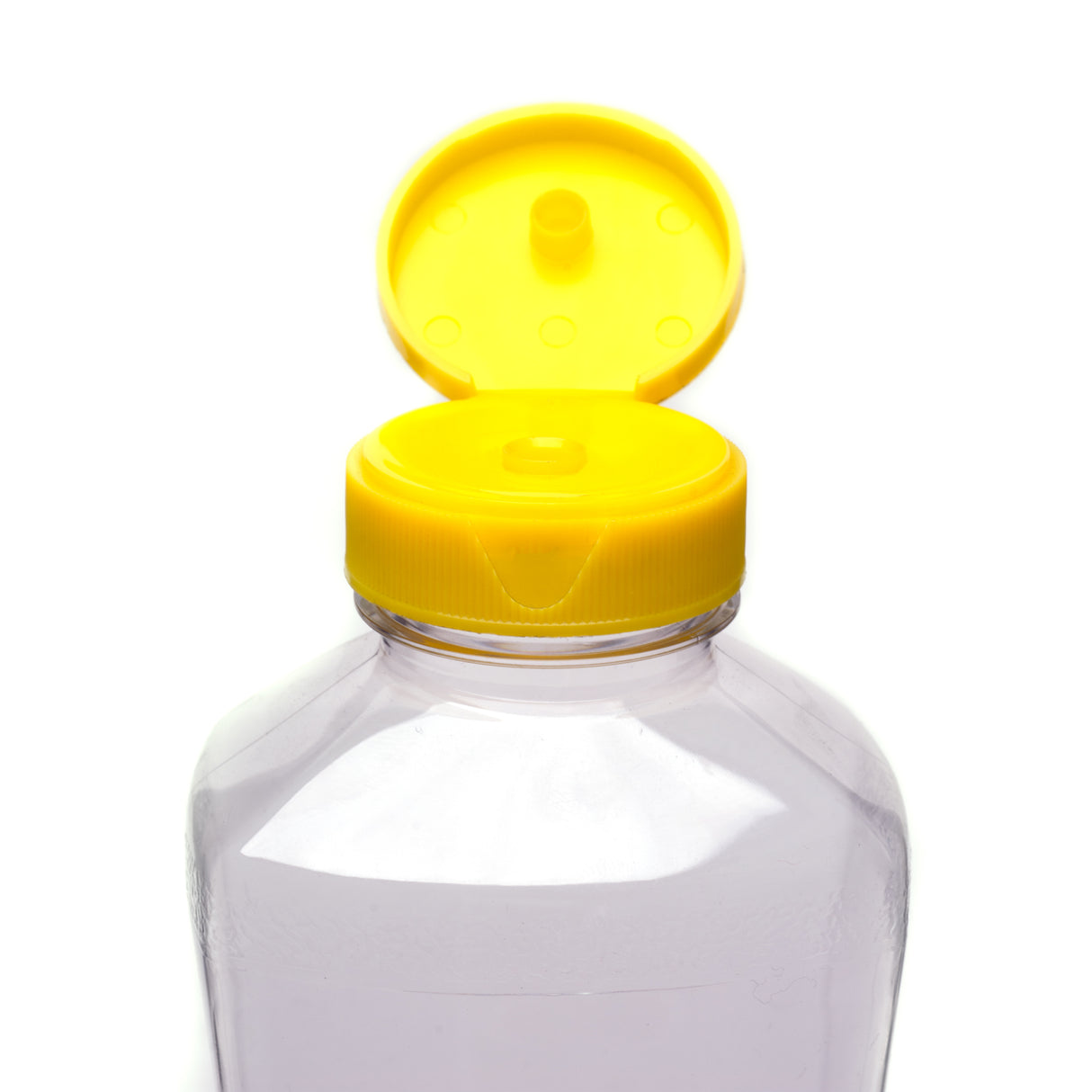 9 oz Rectangular Mustard Bottle PET - Clear - Plastic Bottle | General Bottle Supply