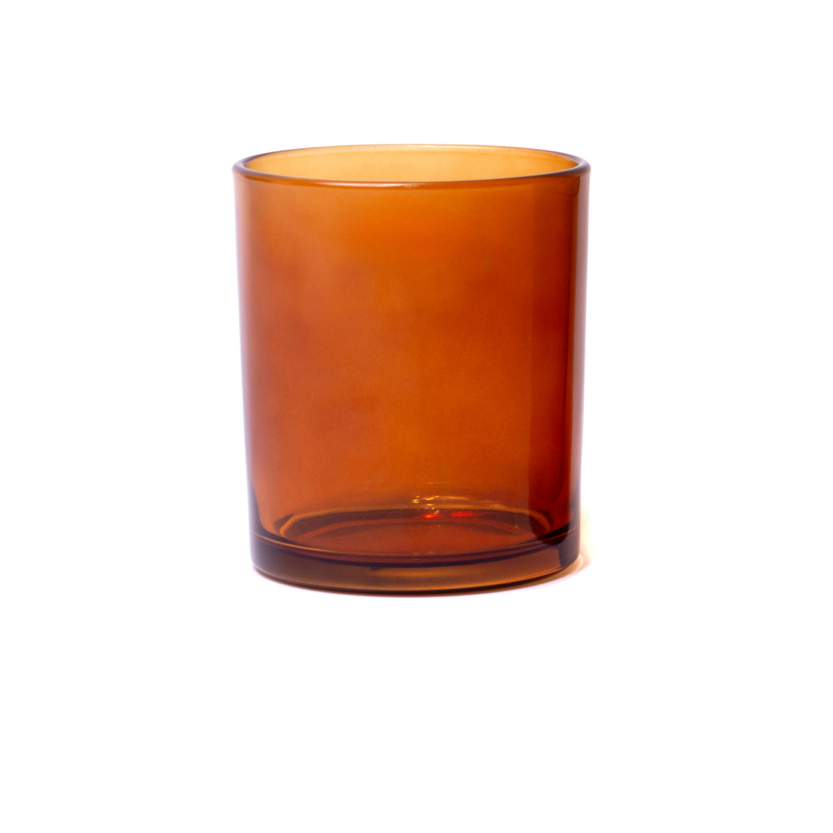 15oz Glass Candle Jar - Amber Clear - Glass Jar | General Bottle Supply