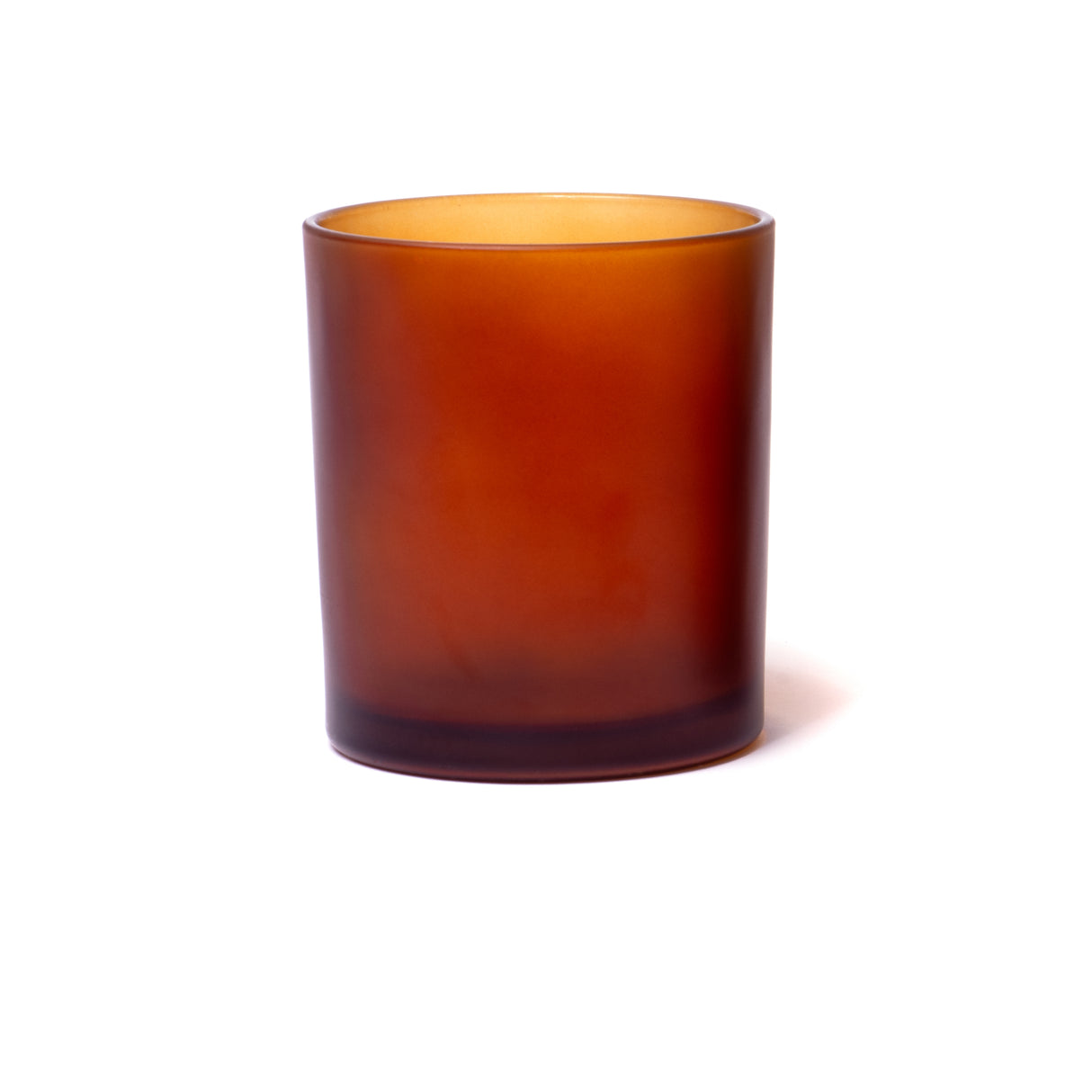 15oz Glass Candle Jar - Amber Frosted - Glass Jar | General Bottle Supply