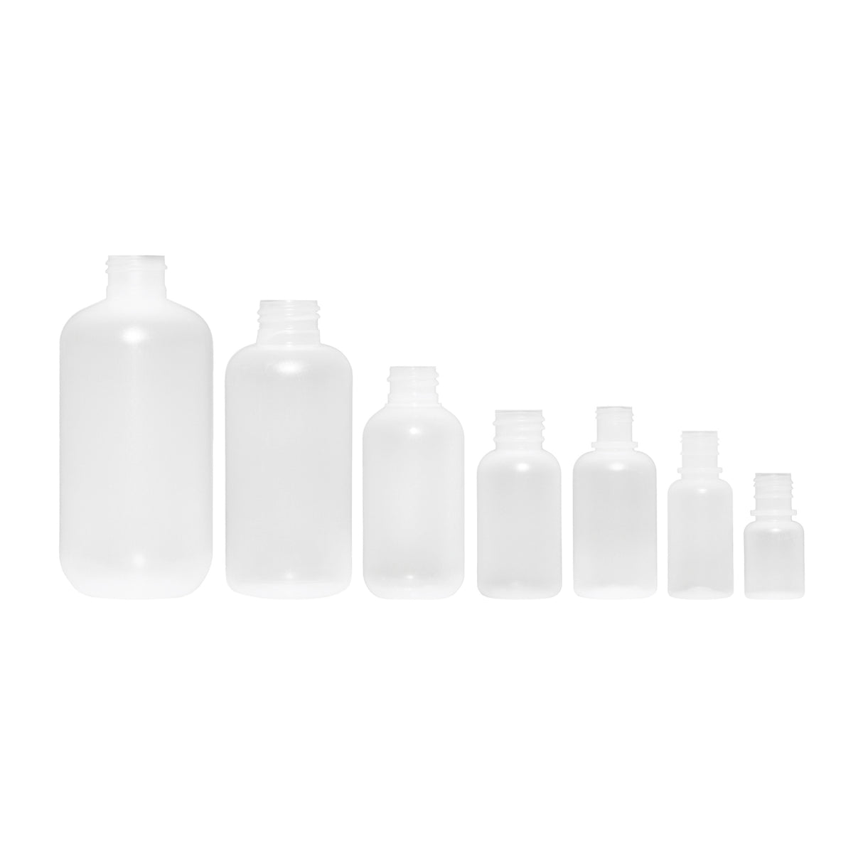 1 oz Boston Round LDPE Bottles - Natural (15/415) - Plastic Bottle | General Bottle Supply