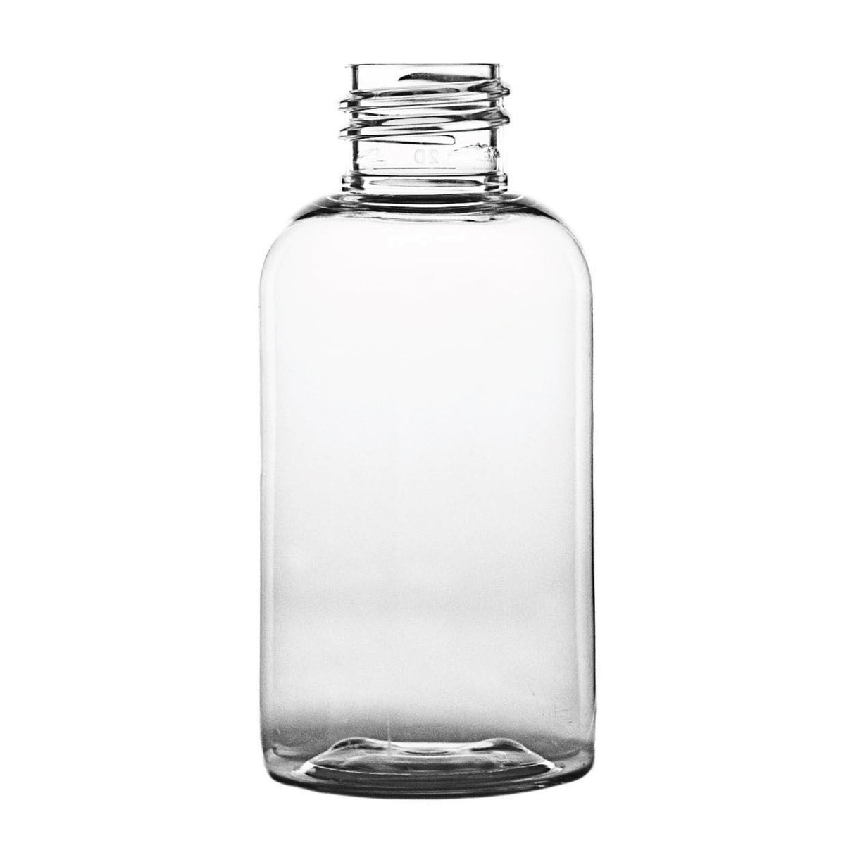 2 oz Boston Round PET Bottles - Clear - Plastic Bottle | General Bottle Supply
