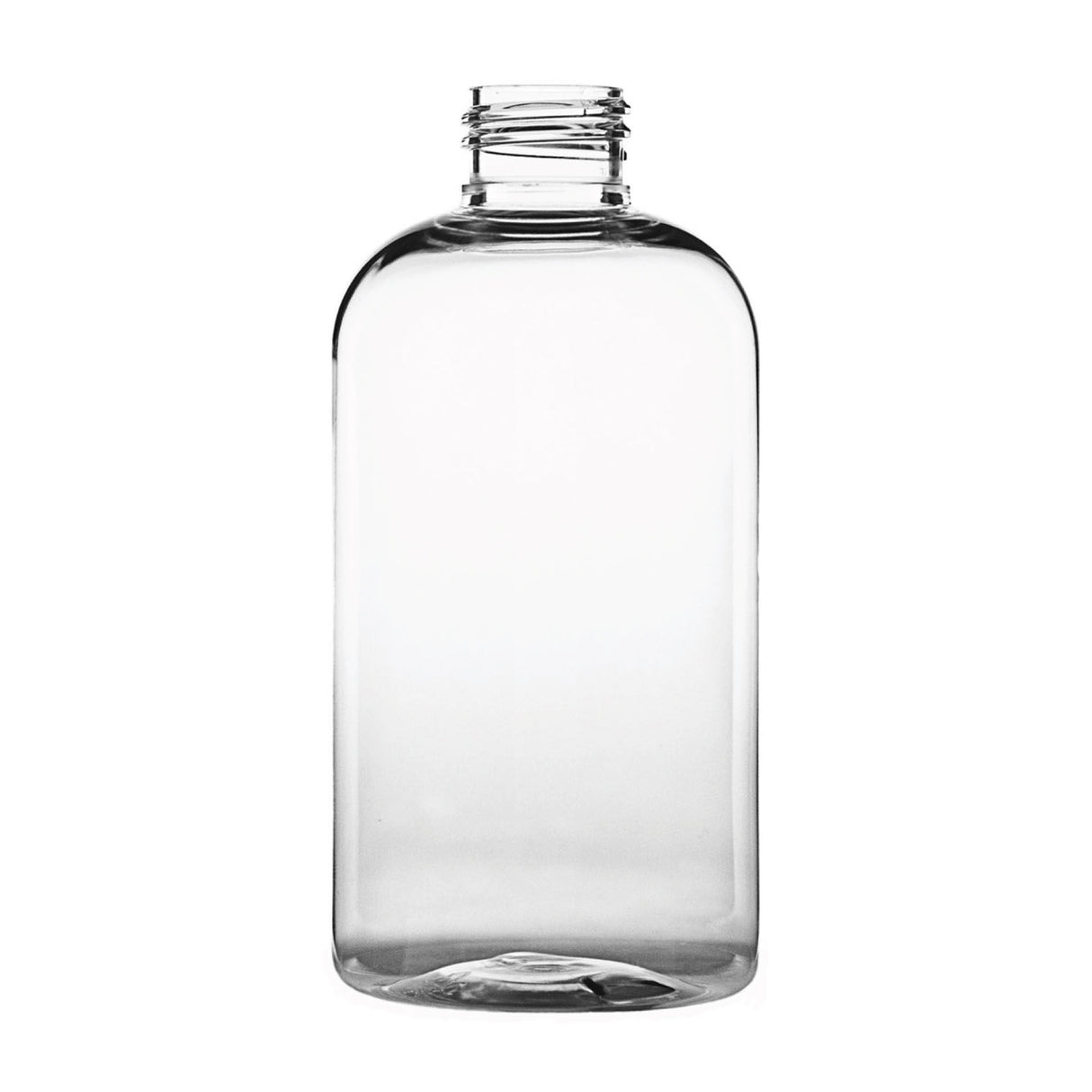 4 oz Boston Round PET Bottles - Clear - Plastic Bottle | General Bottle Supply