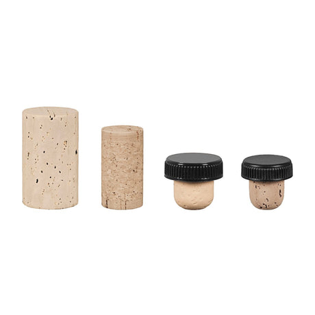 Grade A Wine Cork #9 x 1.75" - Assorted Caps | General Bottle Supply