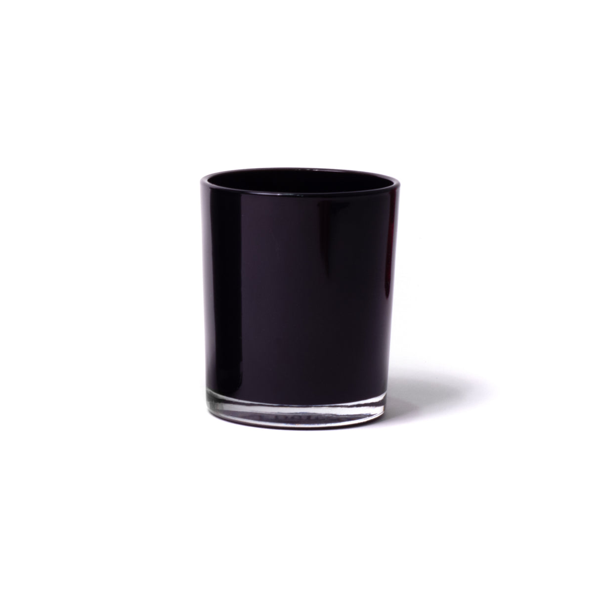 7oz Glass Candle Jar - Black (Internal) - Glass Jar | General Bottle Supply