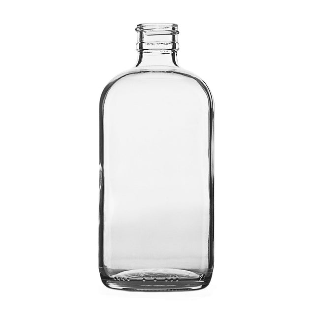8 oz Boston Round Bottle - Flint - Glass Bottle | General Bottle Supply