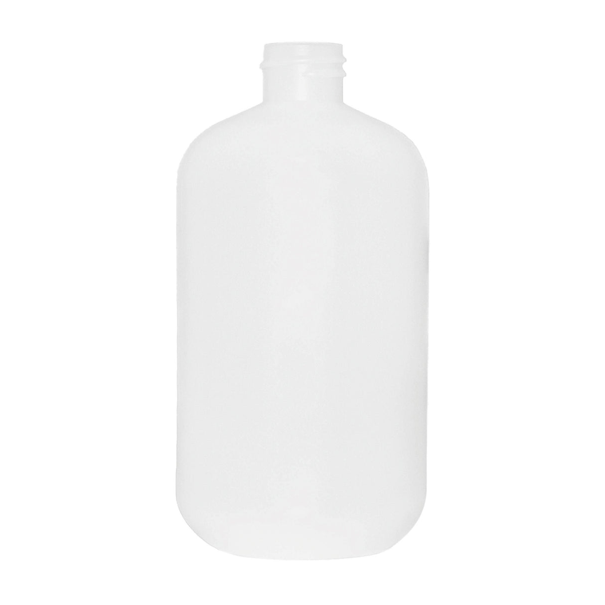 16 oz Boston Round HDPE Bottle - Natural - Plastic Bottle | General Bottle Supply