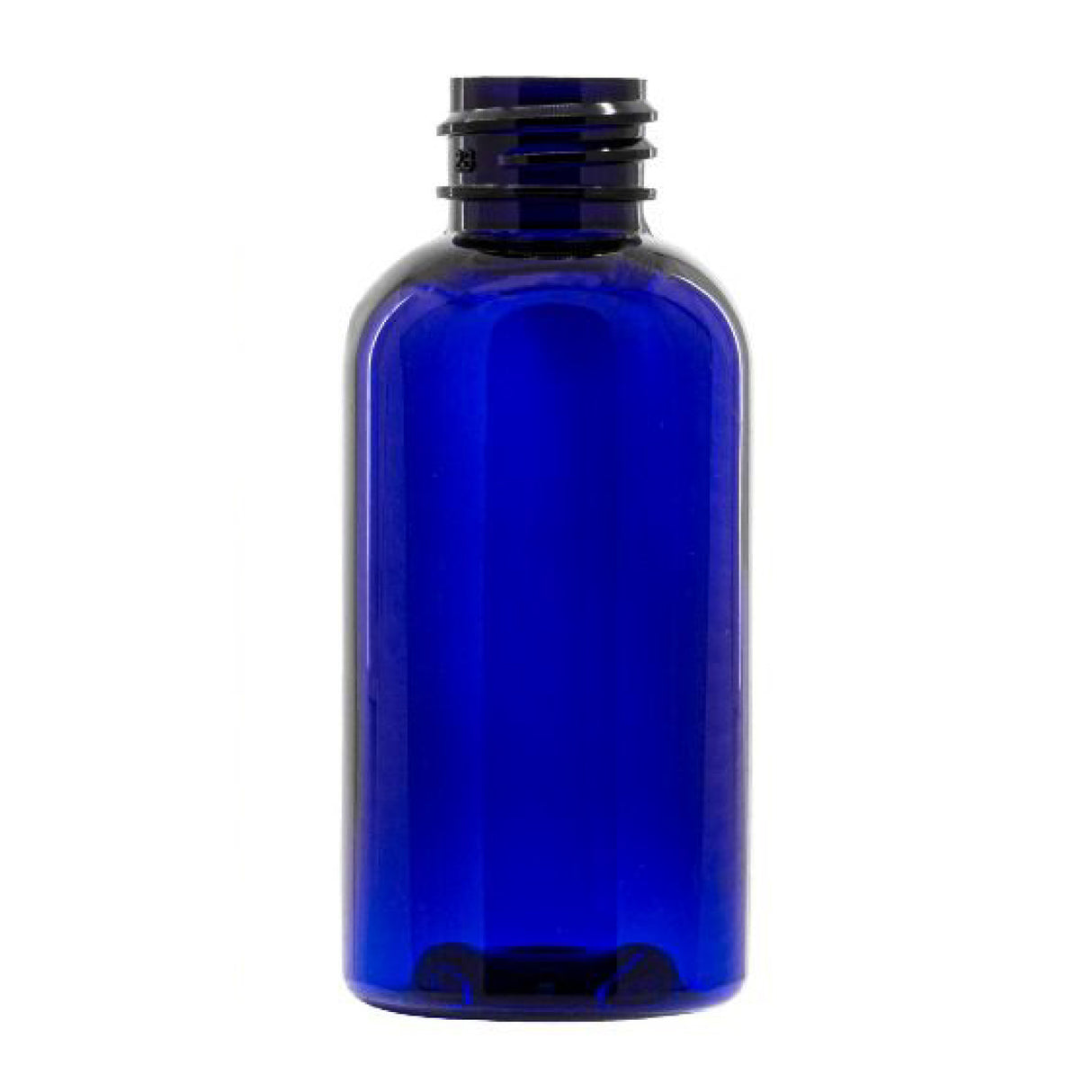 1 oz Boston Round PET Bottles - Blue - Plastic Bottle | General Bottle Supply