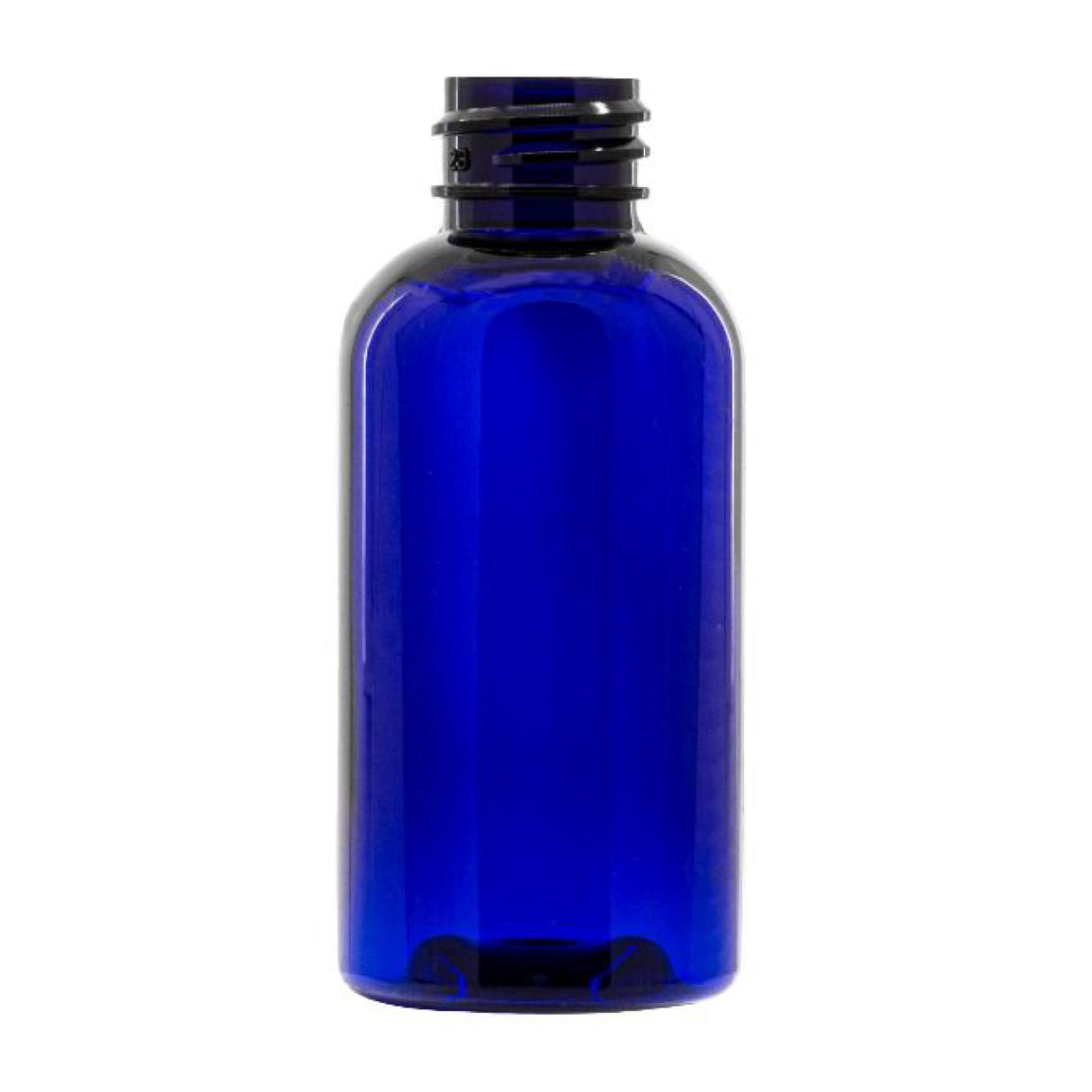 2 oz Boston Round PET Bottles - Blue - Plastic Bottle | General Bottle Supply