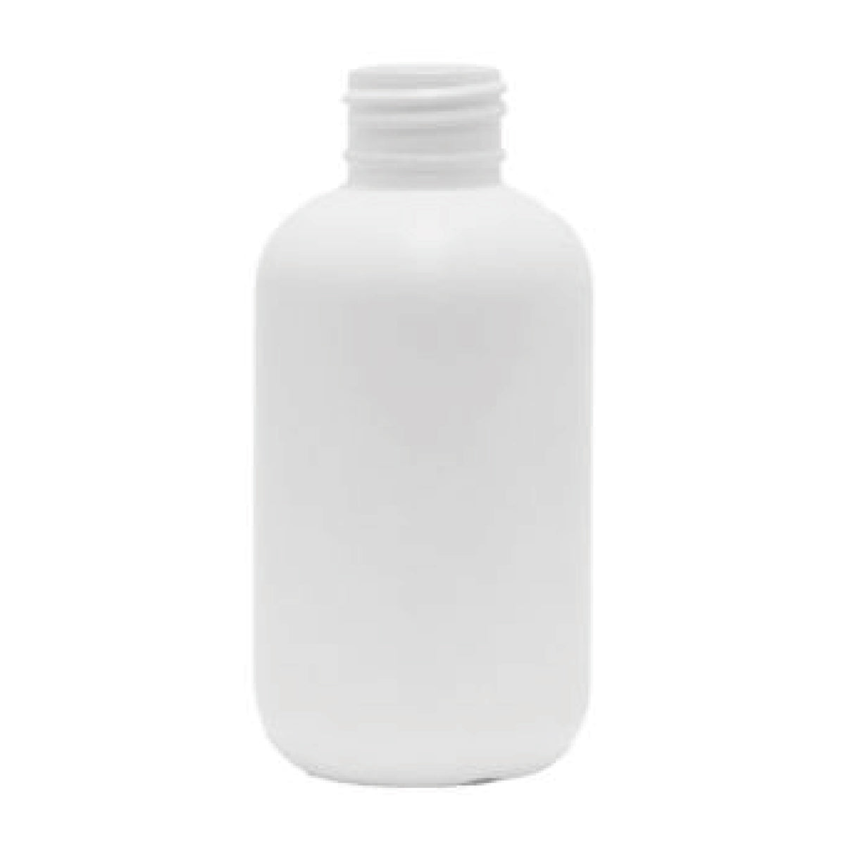 4 oz Boston Round HDPE Bottle - White - Plastic Bottle | General Bottle Supply