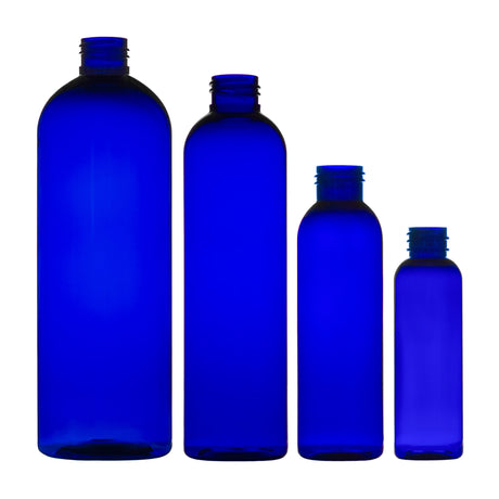 4 oz Bullet Bottles - Cobalt Blue - Plastic Bottle | General Bottle Supply