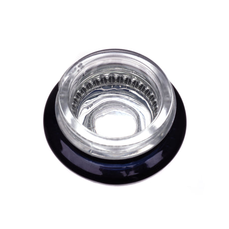 9ml Thick Wall Glass Jar (38/450) - Glossy Black - Glass Jar | General Bottle Supply
