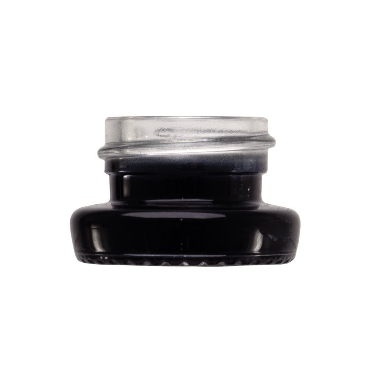 5 ml Thick Wall Glass Jar (28/450) - Glossy Black - Glass Jar | General Bottle Supply