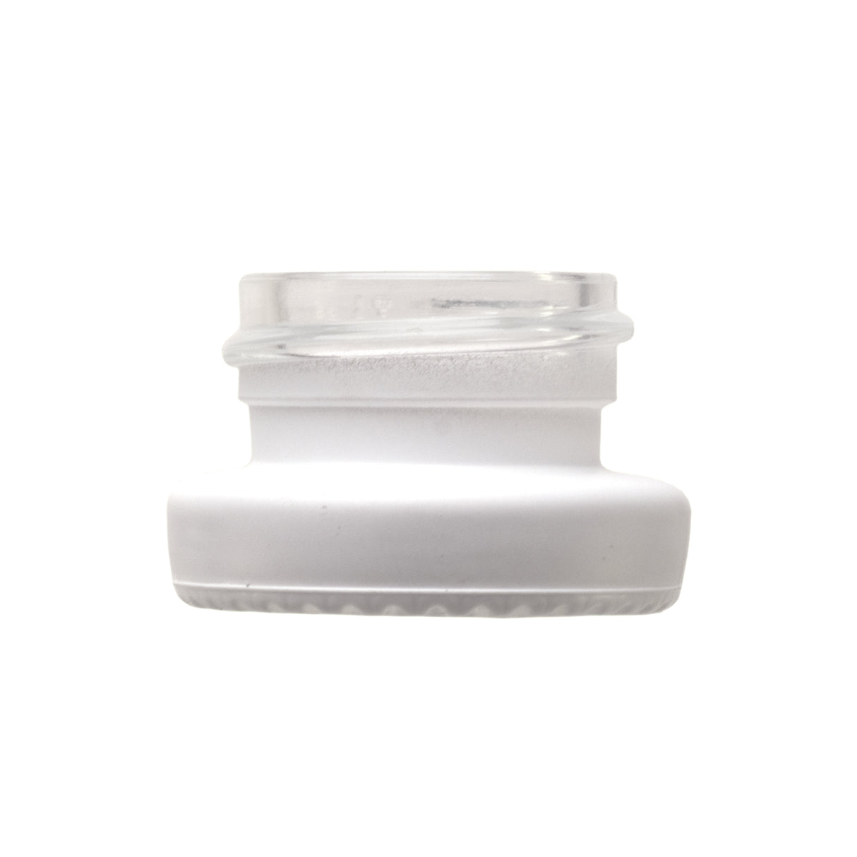 5 ml Thick Wall Glass Jar (28/450) - Matte White - Glass Jar | General Bottle Supply