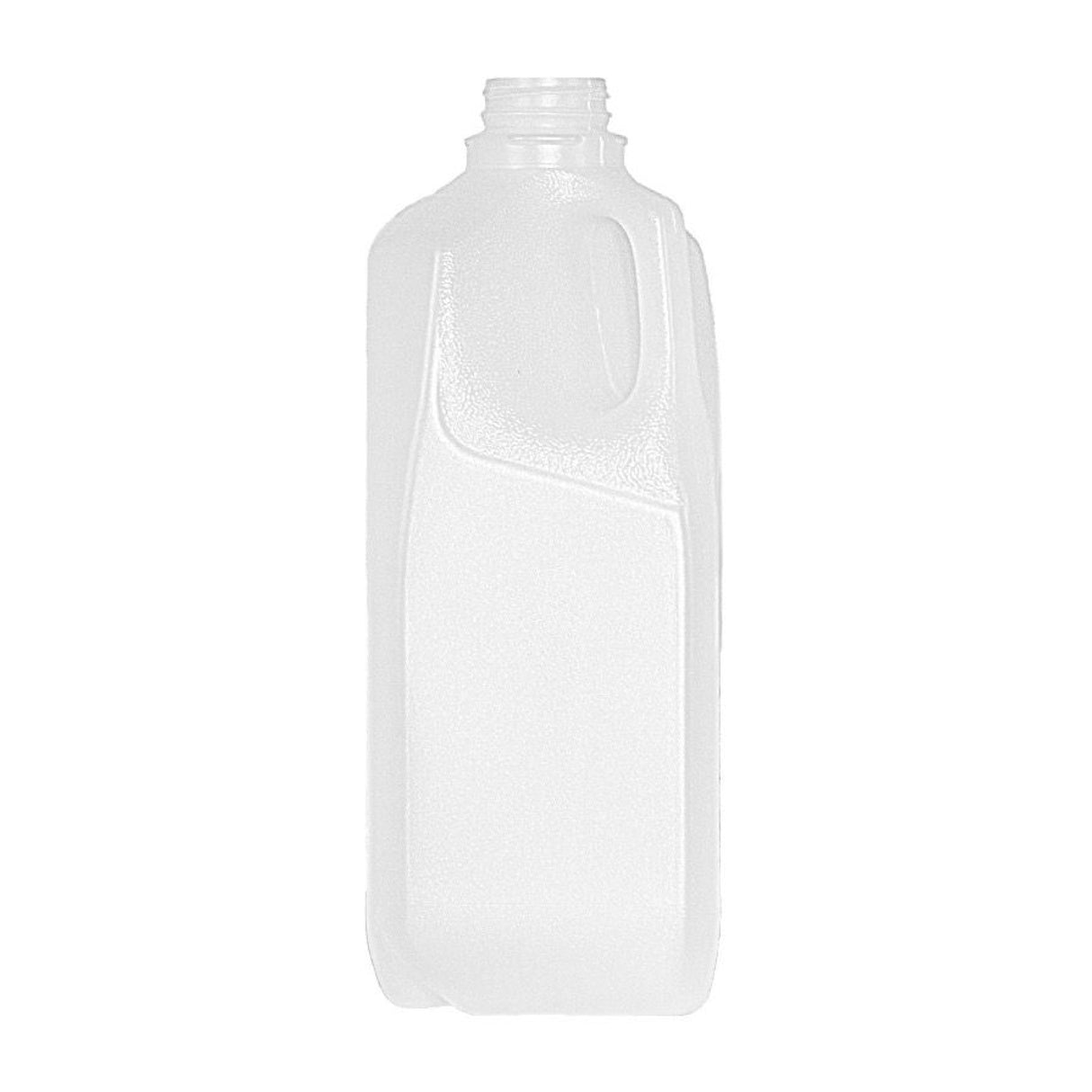 0.5 Gallon Dairy Square HDPE Bottles - Natural - Plastic Bottle | General Bottle Supply