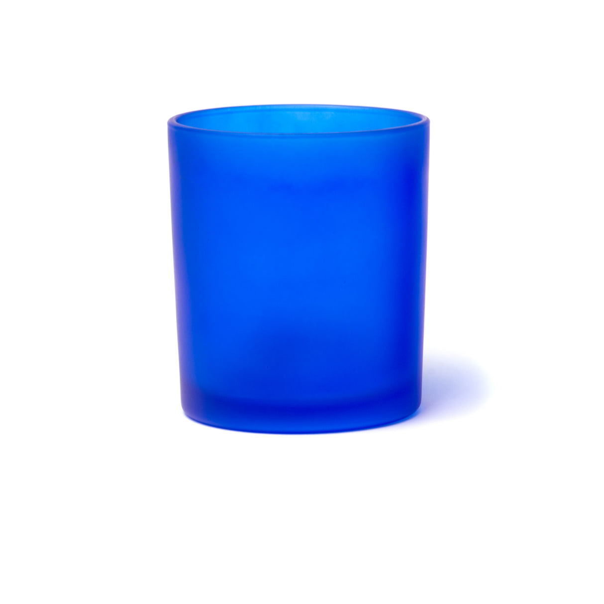 15oz Glass Candle Jar - Dark Blue Frosted - Glass Jar | General Bottle Supply