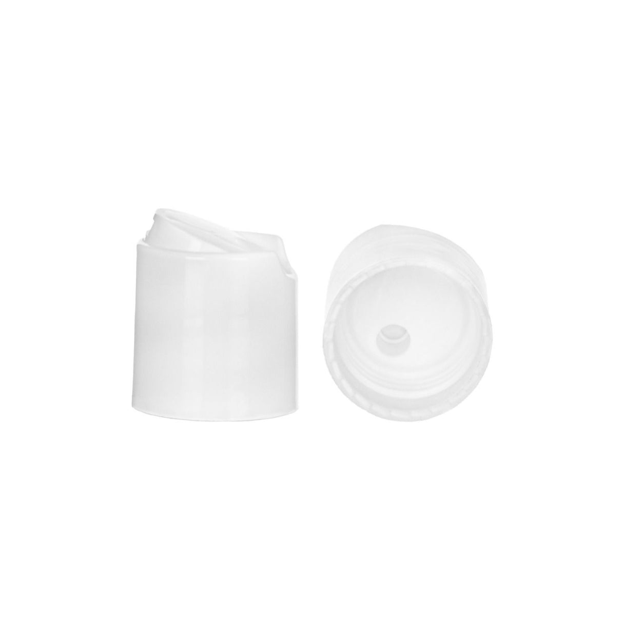 Disc or Press Top Smooth - White (20/410) - Dispensing Caps | General Bottle Supply