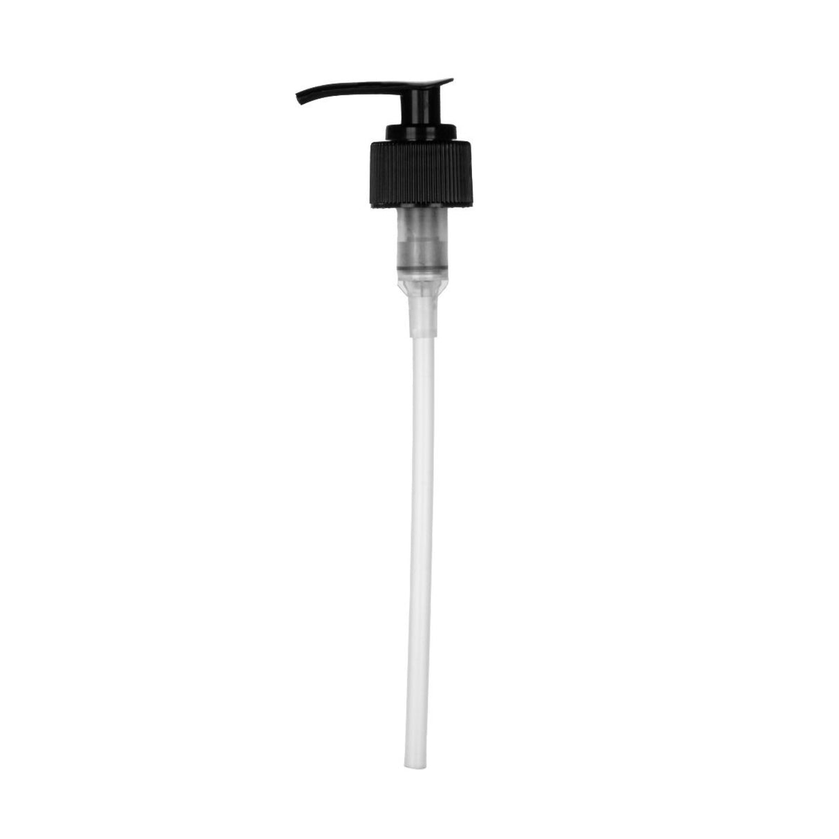 Domestic Rib Lotion Pump Lock Down - Black (24/410) - Dispensing Caps | General Bottle Supply