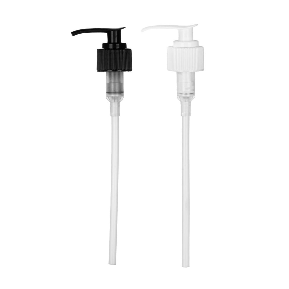 Domestic Rib Lotion Pump Lock Down - Black (24/410) - Dispensing Caps | General Bottle Supply