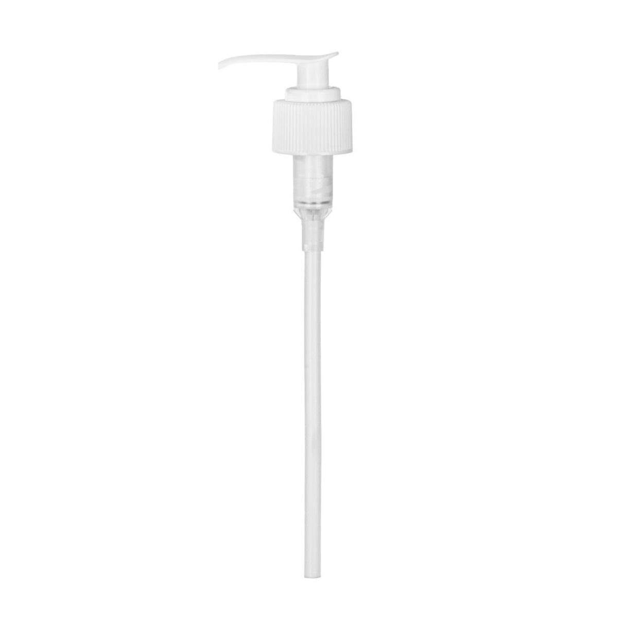 Domestic Rib Lotion Pump Lock Down - White (24/410) - Dispensing Caps | General Bottle Supply
