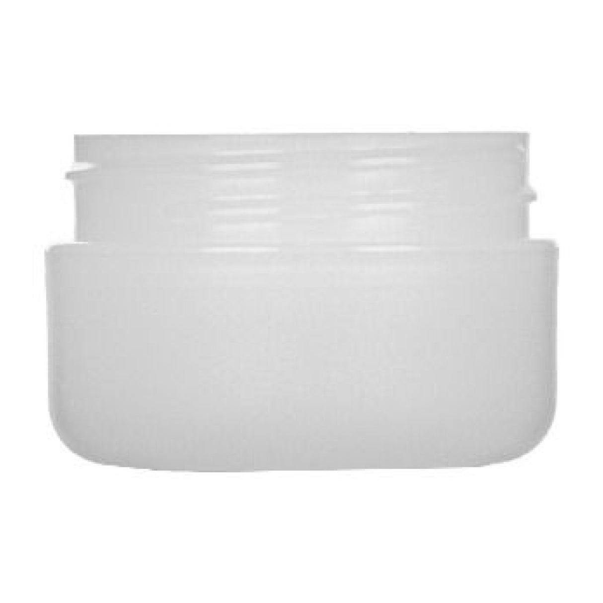 0.5 oz Double Wall Jar Round Base - Frosted - Plastic Jar | General Bottle Supply