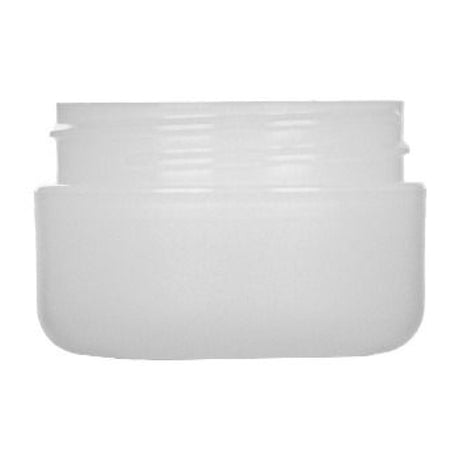 0.5 oz Double Wall Jar Round Base - Frosted - Plastic Jar | General Bottle Supply