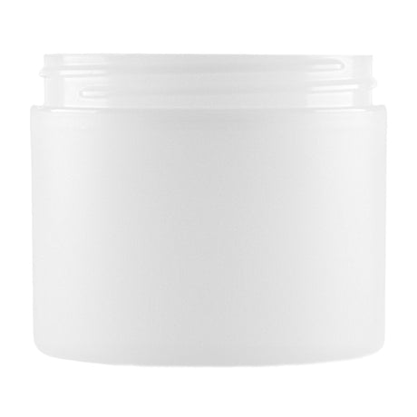 4 oz Double Wall Jar Straight Base - Frosted - Plastic Jar | General Bottle Supply