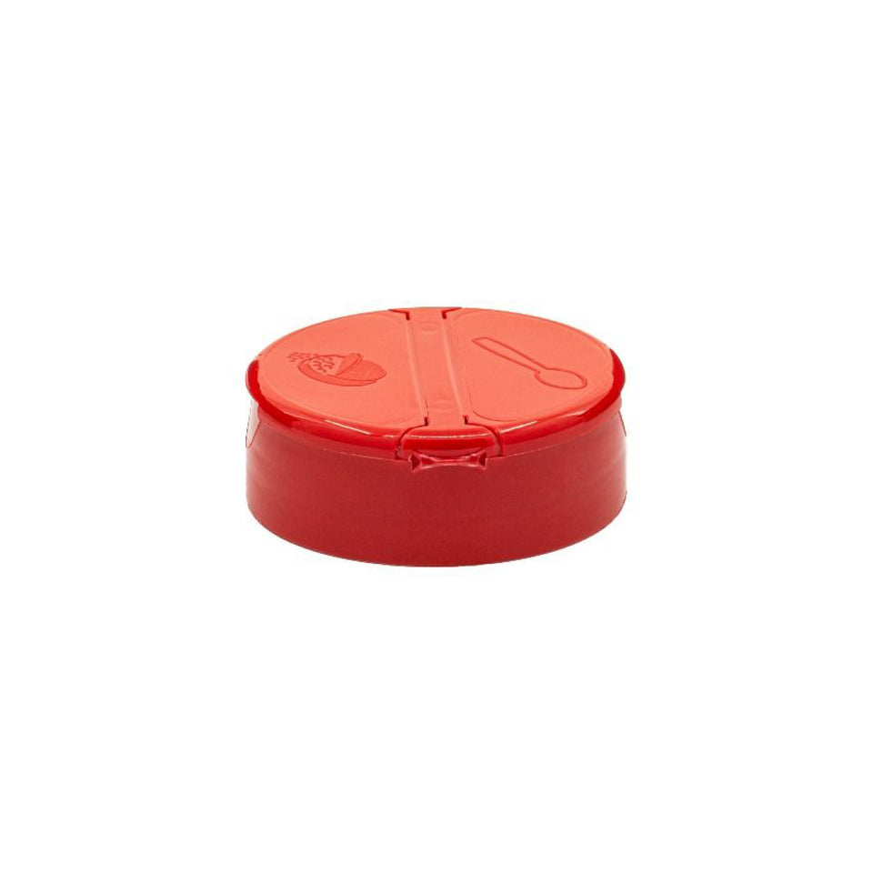 Flapper Caps with Pressure Sensitive (PS Liner) .200 Pour - Red (53/485) - Dispensing Caps | General Bottle Supply