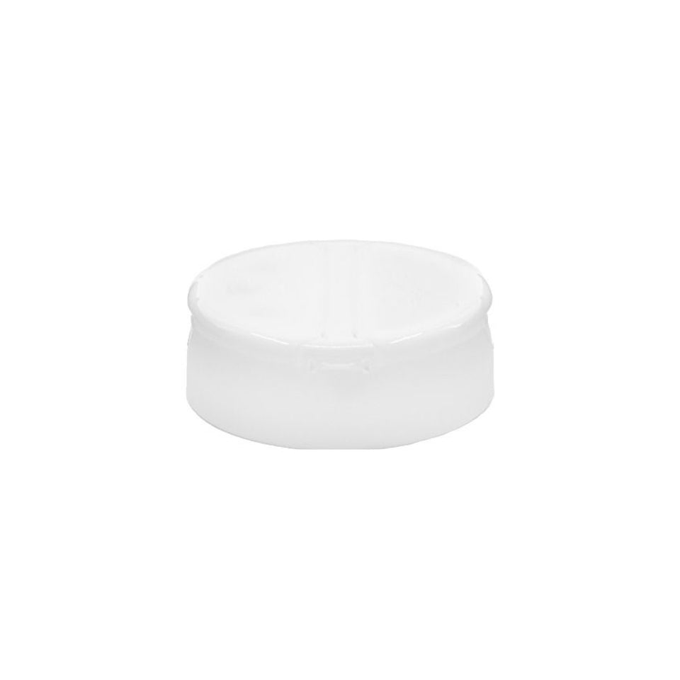 Flapper Caps with Pressure Sensitive (PS Liner) .200 Pour - White (53/485) - Dispensing Caps | General Bottle Supply