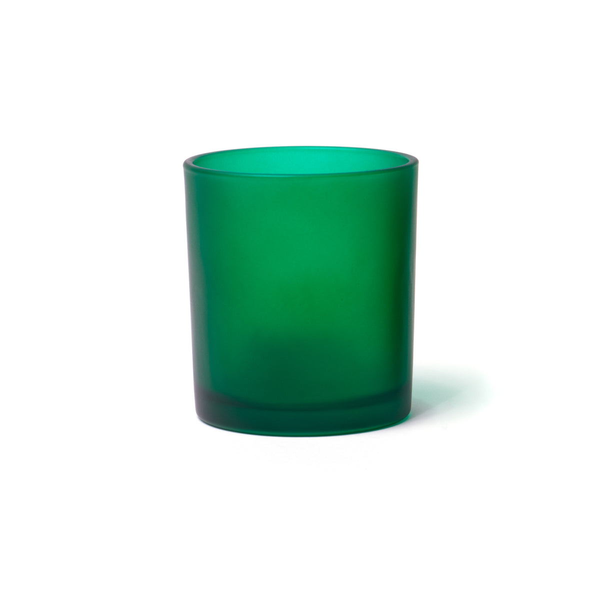 10oz Glass Candle Jar - Green Frosted - Glass Jar | General Bottle Supply
