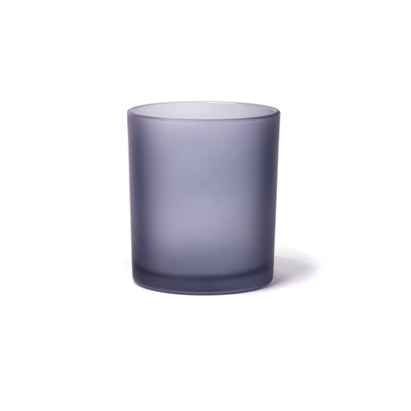 10oz Glass Candle Jar - Grey Frosted - Glass Jar | General Bottle Supply