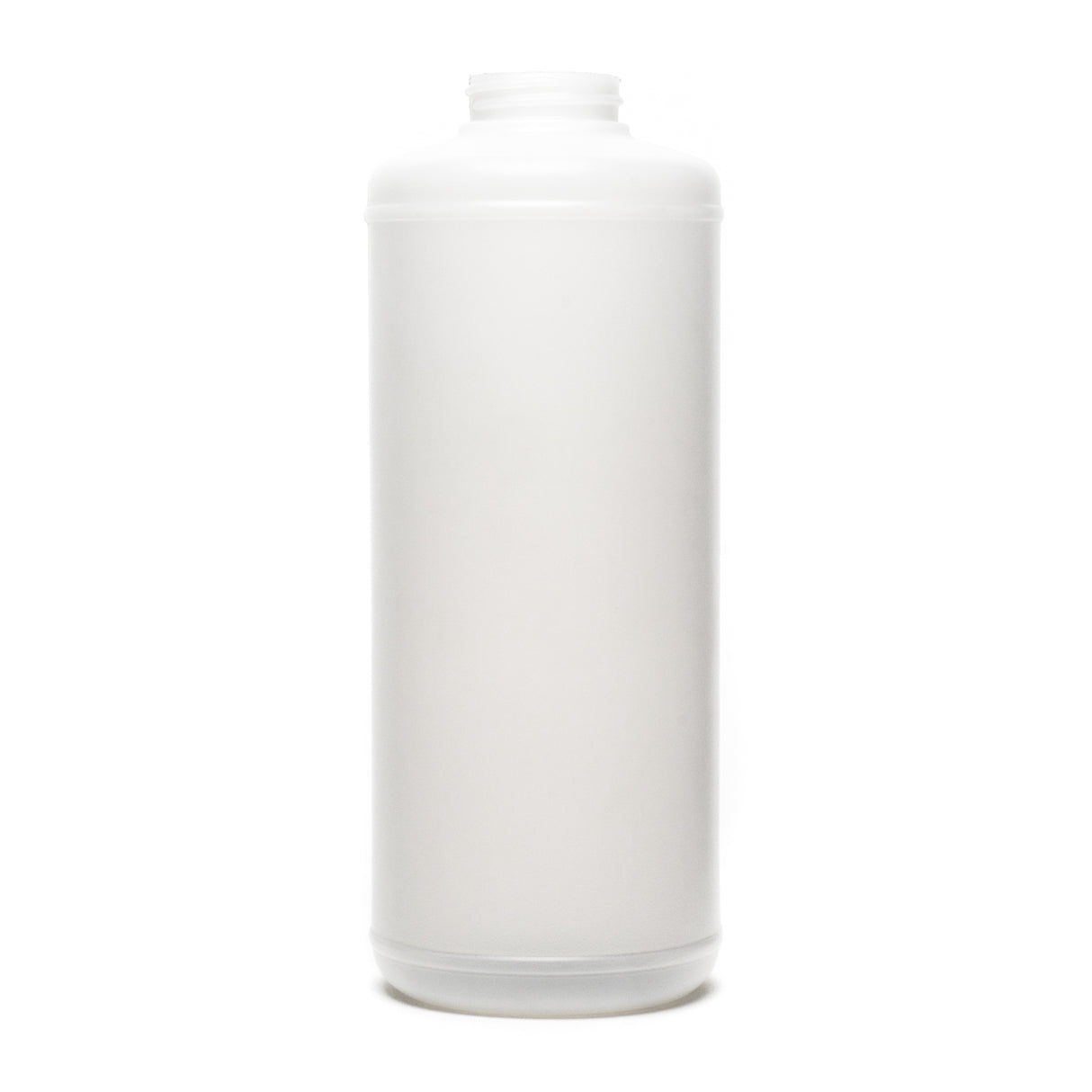 32 oz Cylinder Round HDPE Bottles - Natural (38/400) - Plastic Bottle | General Bottle Supply