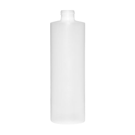 12 oz Cylinder Round HDPE Bottles - Natural - Plastic Bottle | General Bottle Supply