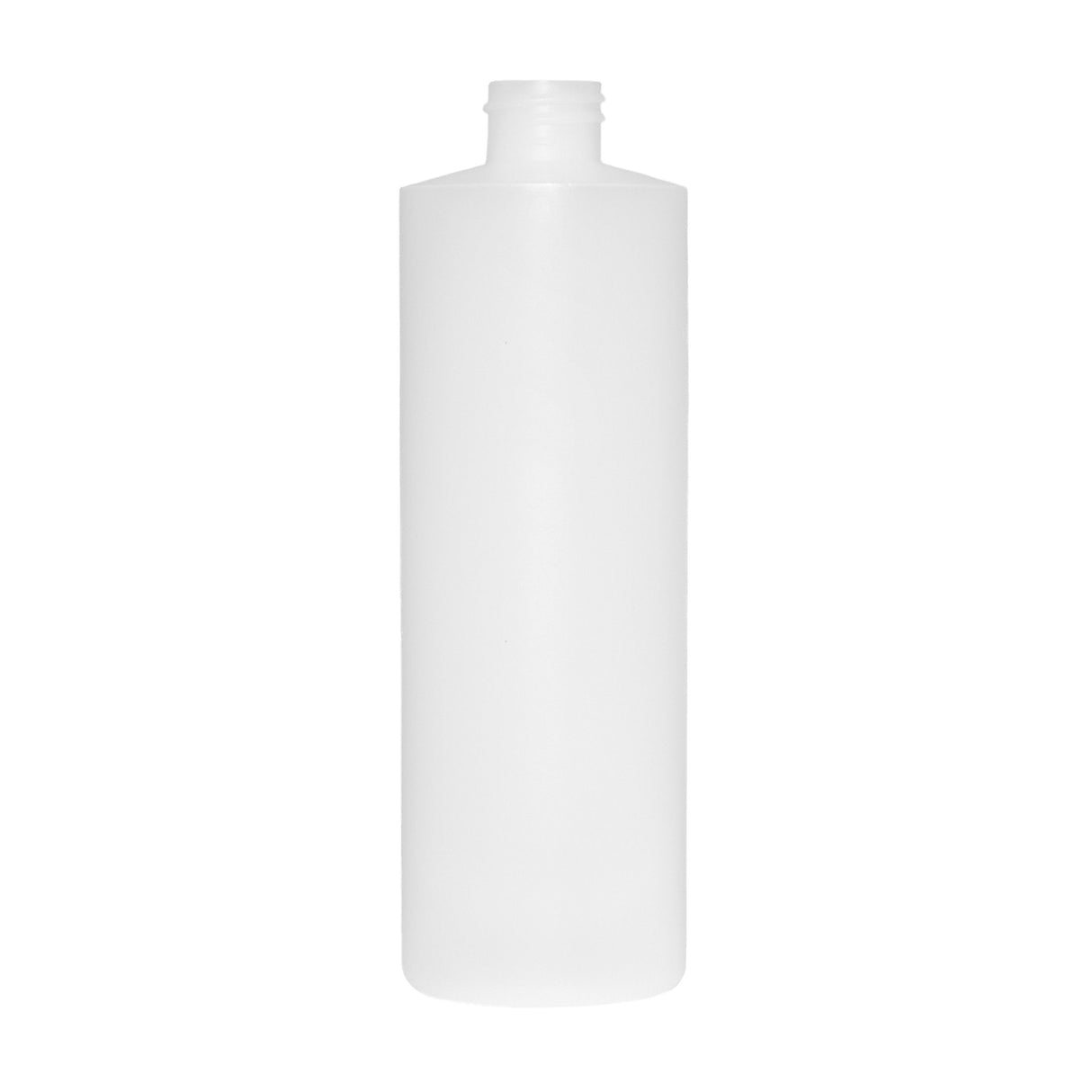 16 oz Cylinder Round HDPE Bottles - Natural (28/410) - Plastic Bottle | General Bottle Supply
