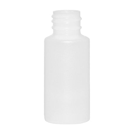 1 oz Cylinder Round HDPE Bottles - Natural - Plastic Bottle | General Bottle Supply