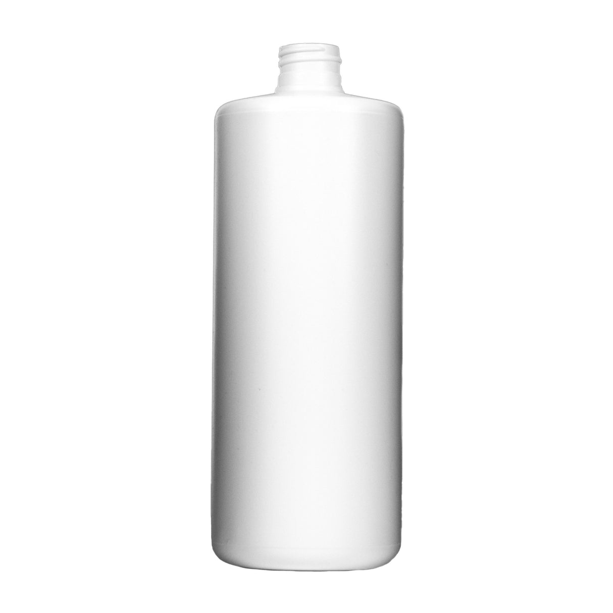32 oz Cylinder Round HDPE Bottles - White - Plastic Bottle | General Bottle Supply