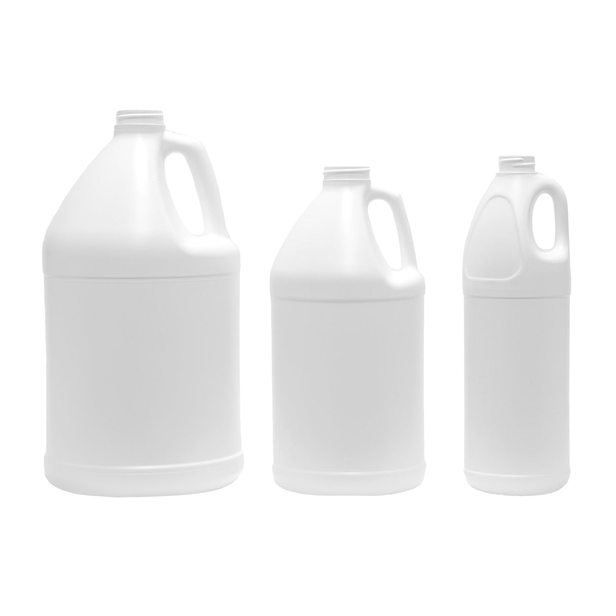 0.5 Gallon Plastic Jug HDPE - White - Industrial Containers | General Bottle Supply