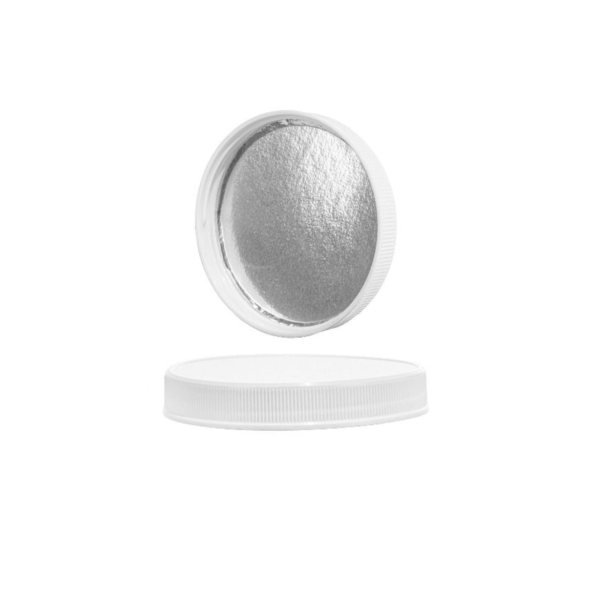 Heat Induction Plastic Bottle Caps - Foil Lined M-1 Liner for HDPE - White (45/400) - Assorted Caps | General Bottle Supply