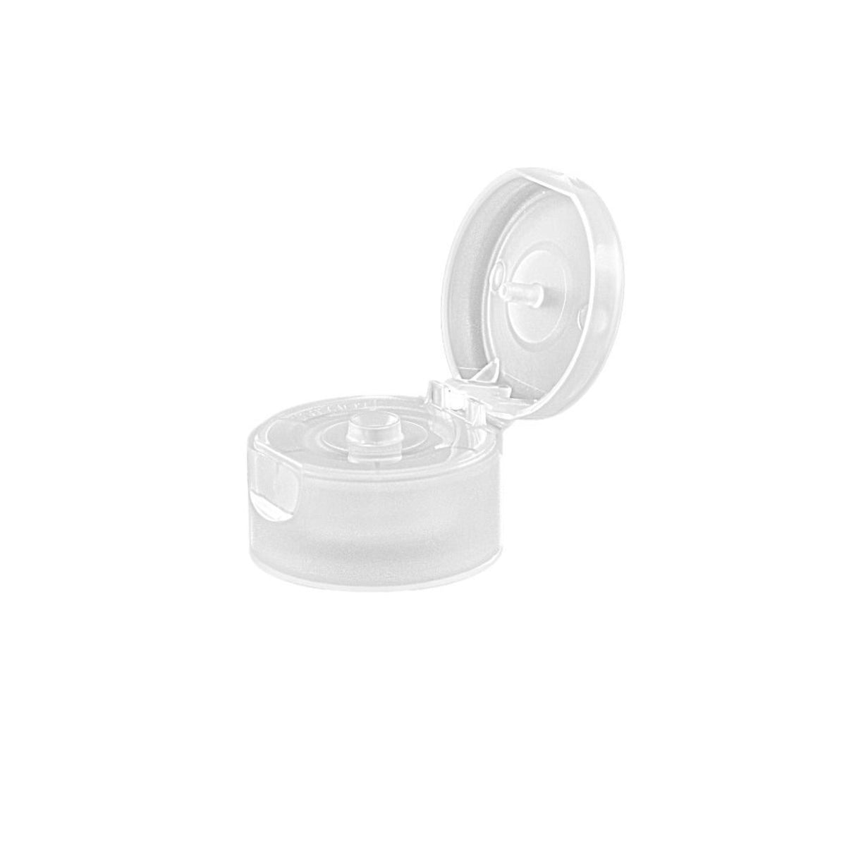 Hinged or Flip Top Caps - Natural (22/400) - Dispensing Caps | General Bottle Supply