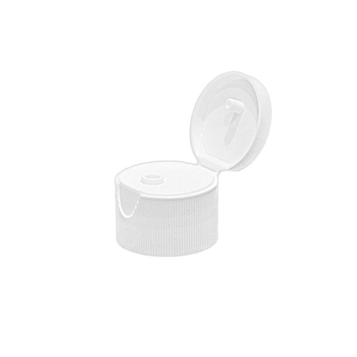 Hinged or Flip Top Caps - White (24/410) - Dispensing Caps | General Bottle Supply