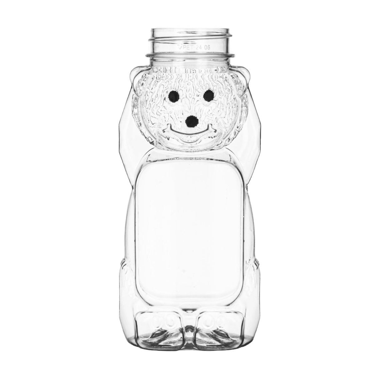 16 oz Honey Bear Jars - Clear - Plastic Bottle | General Bottle Supply