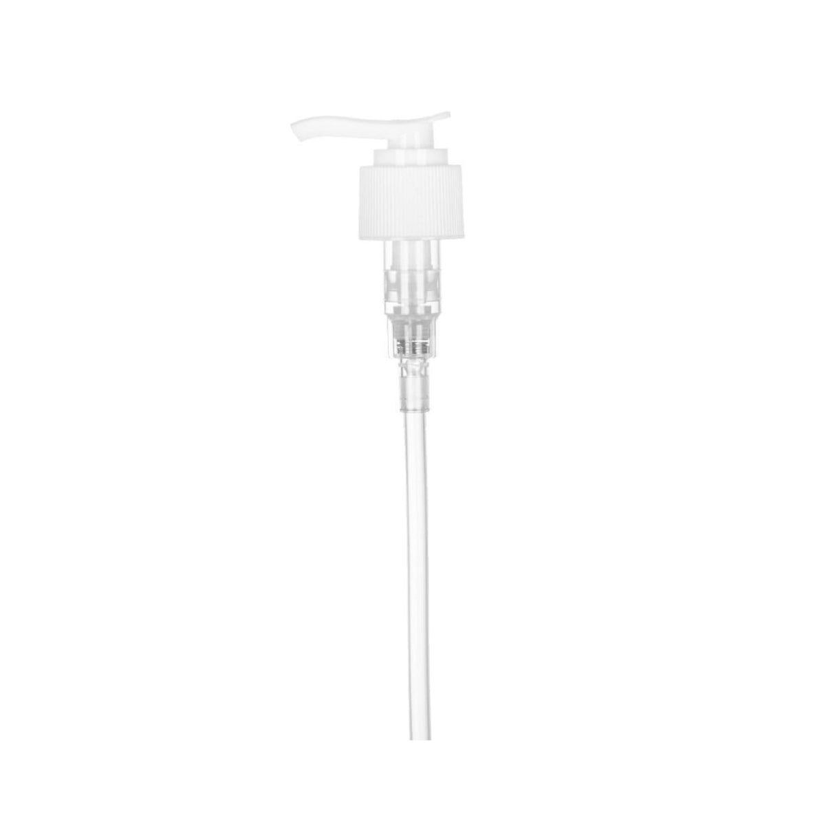 Imported Rib Lotion Pump Lock Down - White (24/410) - Dispensing Caps | General Bottle Supply