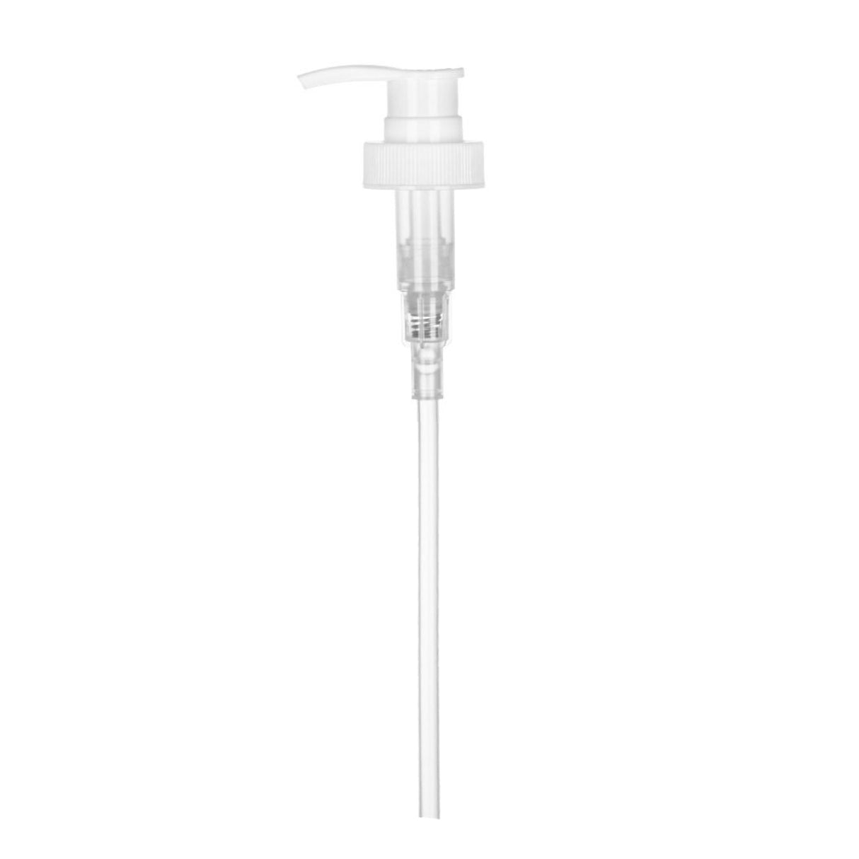 Imported Rib Lotion Pump Lock Down - White (28/400) - Dispensing Caps | General Bottle Supply